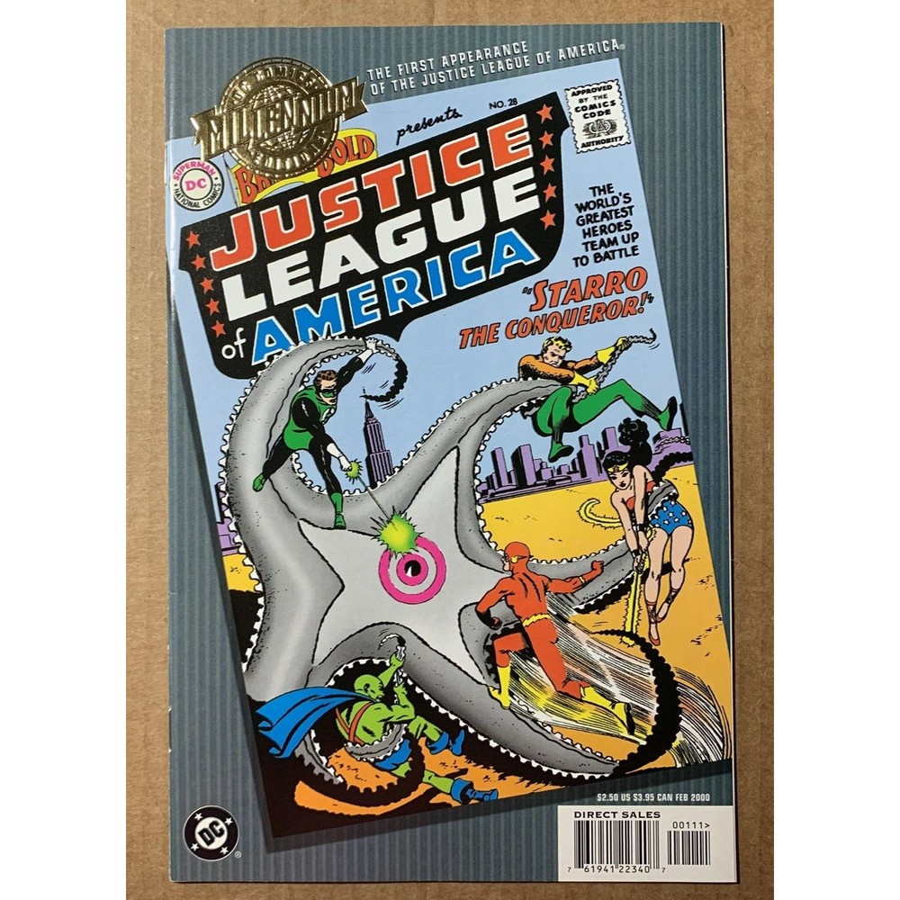 Brave and the Bold 28 1st APP Starro Justice League Suicide Squad 2000 Reprint